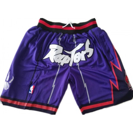 NBA Toronto Raptors Homme Shorts à poche Noir Swingman